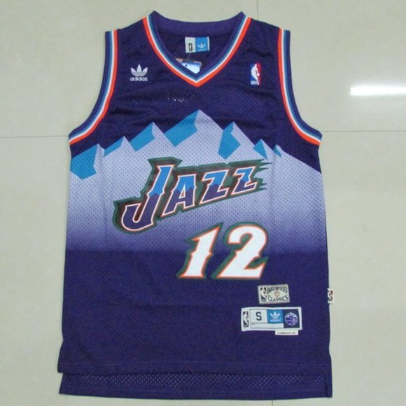 john stockton throwback jersey